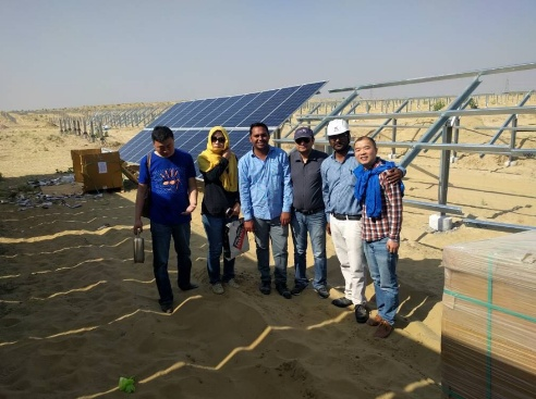 Projet d'&eacute;nergie solaire NTPC de 50 MW, Mandsaur Inde