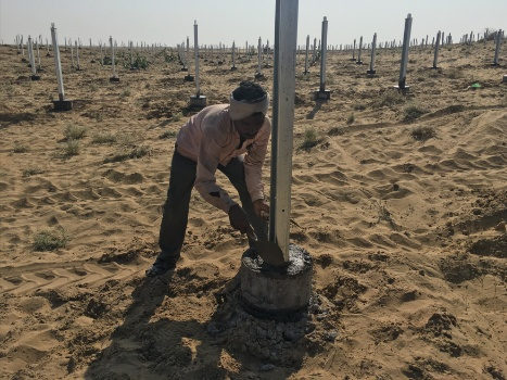 Projet d'énergie solaire NTPC de 2,50 MW, Mandsaur Inde