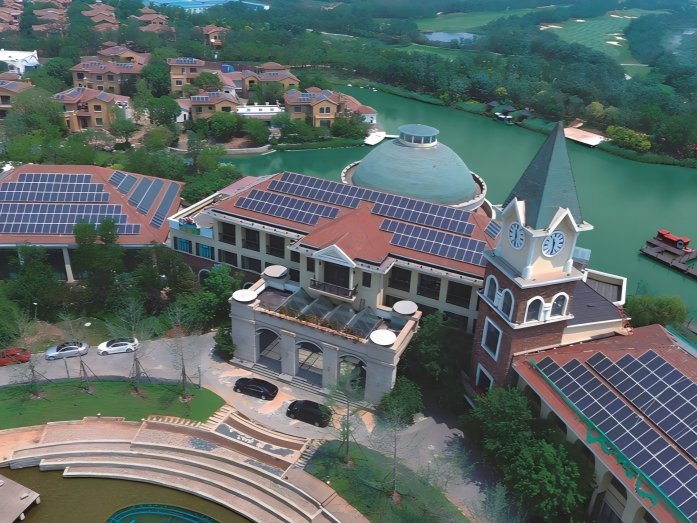Toit de 855&nbsp;KW, Tianjin, Chine