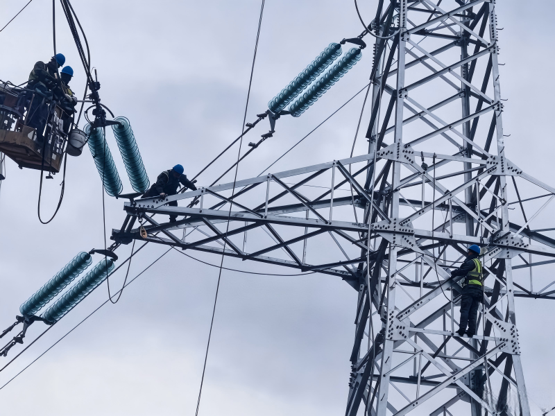 Tours de puissance de transmission 330KV en Chine
