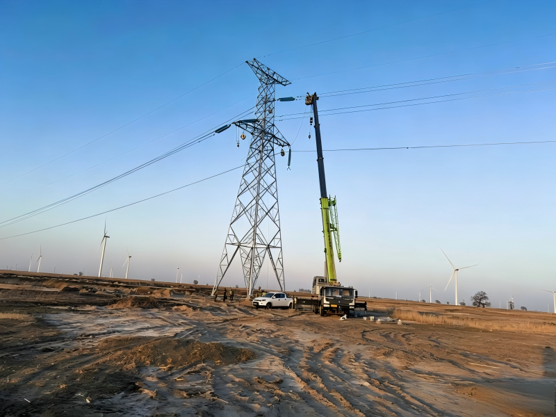 Tours de puissance de transmission 110KV en Chine